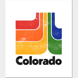 Colorado  // Original Minimalist Style Retro Graphic Design Posters and Art